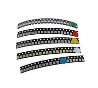 WUXIAOLINDADALA 100 Piezas 5 Colores SMD 3528 1210 luz LED Rojo Verde Azul Amarillo Blanco Kit de asignación 5 Colores