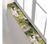 WUXTOKV Esterilla Antideslizante, Protector de Alféizar, Material de PVC, Impermeable por Ambos Lados, Protección y Decoración, Base Antideslizante de Goma(150x10CM)