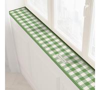 WUXTOKV Esterilla Antideslizante, tapete para Ventana, Material de PVC, Impermeable y fácil de Limpiar, Antideslizante por Ambos Lados(Green,70x220CM)