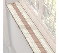 WUXTOKV Tapete para Ventana, Alfombrilla para Alféizar de Ventana, Absorbente y de Secado Rápido, Resistente al Desgaste y Duradera(Pink,290x15CM)