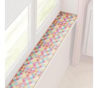 WUXTOKV Tapete para Ventana, Alfombrilla para Alféizar de Ventana, Se Puede Cortar a Medida, Resistente al Aceite, Impermeable, Decorativo(30x80CM)