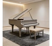 WUXXIANG Alfombra Salón 195 x 185 cm Muy Suave, Lavable, Fluffy, Elegante, Antideslizante, Fácil de Limpiar, Moderno Alfombra Suave Gruesa para Salón, Dormitorio, Pasillo, Gris