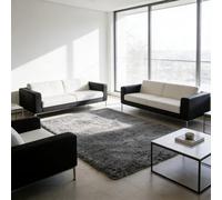 WUXXIANG Alfombra Salón 280 x 40 cm Muy Suave, Lavable, Fluffy, Elegante, Antideslizante, Fácil de Limpiar, Moderno Alfombra de Felpa para Salón, Dormitorio, Pasillo, Gris