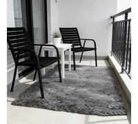WUXXIANG Alfombras de Habitacion 280 x 130 cm Muy Suave, Lavable, Fluffy, Elegante, Antideslizante, Fácil de Limpiar, Moderno Alfombra de Felpa para Salón, Dormitorio, Pasillo, Gris