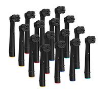 WuYan 16 cabezales de cepillo de carbón de bambú para Oral B, cabezales de repuesto para cabezales de cepillo de dientes eléctrico Braun Rotation, para Pro Health/Triumph/Advance Power/3D Excel