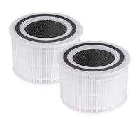 WuYan - Filtro de repuesto para purificador de aire Core 300 de 2 piezas para LEVOIT, filtro HEPA verdadero, filtro de carbón activado de alta eficiencia Core 300