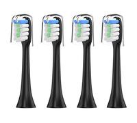 WuYan Paquete de 4 cabezales de cepillo de dientes para Xiaomi Deep Cleaning, cepillo de dientes eléctrico sónico automático para Soocare X3, Soocas X3, cepillos de dientes eléctricos, con tapas de