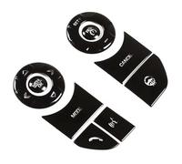 WUYDKEL Botones Control Volante Compatible con Land para Rover para Range para Rover Sport 2014 2015 2016 2017 Pegatina Embellecedora Botón De Control De Crucero del Volante del Coche