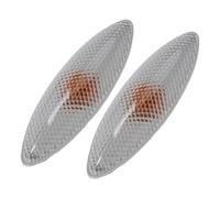 WUYDKEL Luz Giro Señal Coche Compatible con Toyota para Yaris 1999 2000 2001 2002 2003 2004 2005 Lente Indicadora De Espejo Retrovisor De Puerta Lado Izquierdo Derecho del Conductor OEM: 81730-0D011