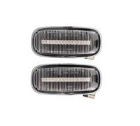 WUYDKEL Luz Intermitente Lateral Compatible con A3 para S3 8L 2000 2001 2002 2003 2 Luces Intermitentes Laterales Dinámicas para Coche, Luces De Señal De Giro Secuenciales Fluidas.(Clear)