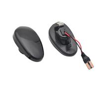WUYDKEL Luz Intermitente Lateral Compatible con Alfa para Romeo 145 146 1994-2000 60603162 2 Luces De Señal De Giro Dinámicas para Coche Luces Intermitentes Secuenciales para Espejo Retrovisor(Black)