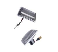 WUYDKEL Luz Intermitente Lateral Compatible con Chevrolet para Cruze 2009 2010 2011 2012 2013 2014 Luz De Giro Lateral Dinámica Luz Intermitente Secuencial(Clear)