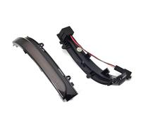 WUYDKEL Luz Intermitente Lateral Compatible con VW para Saveiro para Voyage G5 G6 G7 G8 2010-2021 5C6949101 2 Piezas Lámpara De Señal De Giro Dinámica Luz Secuencial del Indicador del Espejo(Black)