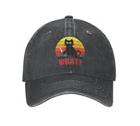 WUYIJGCS Algodón Personalizado Duradero Negro Qué para Hombres Mujeres Transpirable Asesino Con Cuchillo Halloween Papá Sombrero Al Aire Libre para sombrero a prueba de viento