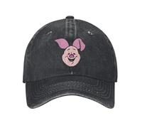 WUYIJGCS Clásico Disfraz de Piglet Happy Big Face Lavado y2k Divertido Sol Hip Hop Sombreros de Tenis de Verano Skate s Esencial para el Verano