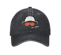 WUYIJGCS Clásico Miedo y Asco En Las Vegas, Graphic Demin Cap Lightweight Mens Hats Cap Man Summer Essential for Summer
