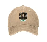 WUYIJGCS Elegante Personalizado Fresco Algodón Deporte Fitness Modo Gimnasio Activado para Hombres Mujeres Ajustable Adulto Papá Sombrero Primavera para Sombrero a Prueba de Viento