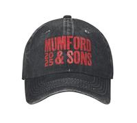 WUYIJGCS Elegantes Hombres Mujeres Mumford and Sons 2025 Tour Gorras Conjuntos Gorra de Béisbol Gorras de Camionero Clásicas Ajustables para Sombrero a Prueba de Viento