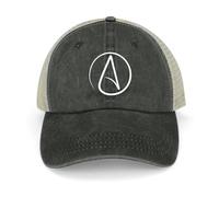 WUYIJGCS Gorra de Navidad con capucha y símbolo de ateísmo clásico Sombrero de Navidad para mujer Hombre Esencial para el verano