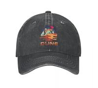WUYIJGCS Gráfico de película Retro Vintage Duradero de Dune s Arrakis Sandworm Gorras de algodón Desgastado Sombrero Running Golf Headwear para Sombrero a Prueba de Viento