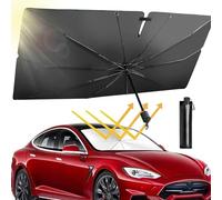 WUYJUN Parasol Plegable Ajustable para Jaguar XF 2016-2021, Paraguas Parasol Anti UV, Accesorio Coche, Protección UV y Aislamiento Térmico