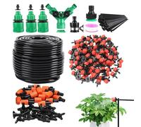 Wuyooprt de Riego por - 50 Metros Tubo de de Conexión Rápida - de Riego con Conexión Rápida para Plantas,Para Patio, Invernadero, Exterior, Interior, Cama Elevada, Plantas, Flores Y Hortalizas