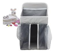 Wuyooprt Organizador De Pañales Para Cuna | Almacenamiento Para Biberones,Portapañales Para Cambiador,Juguetes Biberones Toallas Papel Padres Primerizos Guarderías Niñeras Hogar Dormitorio Baño Sala