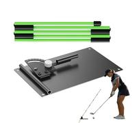 Wuyooprt Palos Alineadores para Entrenamiento De Golf,Estables, Ajustables, Plegables, Precisas Y Resistentes | Herramienta Didáctica para Práctica Y Mejora del Swing En Golf - para Adultos,