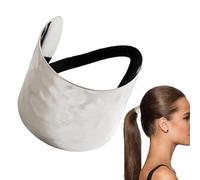Wuyooprt Puño de metal para el pelo, soporte de metal para cola de caballo, exquisito puño para el pelo, elegante accesorio de cuerda para el pelo para esposa, madre, novia