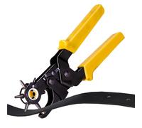 Wuyooprt Punzón Para Cuero,Alicate De Perforación De Uso Intensivo Y Ergonómico | Perforador Para Cinturones De Cuero Y Correas De Reloj DIY - Para Monturas Zapatos Tela Proyectos