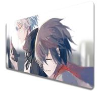 Wuyouni Alfombrilla de ratón japonesa Kaneki Ken Kirishima Toka Ayato Anime Juuzou Suzuya Arima Kisho Tokyo XXL Grande Kamishiro Rize Ghoul Gaming Mouse Mat Base de goma antideslizante para oficina (D