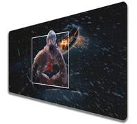 Wuyouni Alfombrilla de ratón japonesa Kaneki Ken Kirishima Toka Ayato Anime Juuzou Suzuya Arima Kisho Tokyo XXL Grande Kamishiro Rize Ghoul Gaming Mouse Mat Base de goma antideslizante para oficina (x