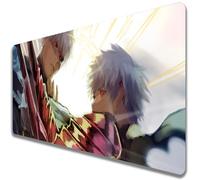 Wuyouni Alfombrilla de ratón japonesa Kaneki Ken Kirishima Toka Ayato Anime Juuzou Suzuya Arima Kisho Tokyo XXL Grande Kamishiro Rize Ghoul Gaming Mouse Mat Base de goma antideslizante para oficina (q