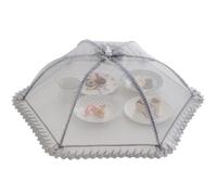 Wuyue Hua dia70 cm de malla desplegable grande para tienda de campaña, paraguas reutilizable y plegable para picnic al aire libre, cubiertas de malla para alimentos para mantener fuera