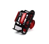 WUYUEY Motocicleta Botella Portavasos para VOGE CU250 CU 250 Portabidón De Agua para Bebidas De Moto(Rojo)