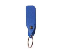 WUYXTO 10 llaveros de cuerda cuero vaca auténtico hechos a mano, estilo retro, metal, for hombre o mujer, funda for llaves, coche, regalos Para Hombres(Sapphire)