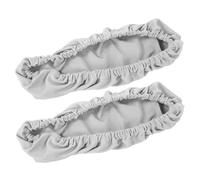 WUYXTO 4 Fundas for reposabrazos de Silla, Alta Resistencia, Buena Elasticidad, fáciles Quitar, Resistentes a arañazos for el hogar para Sillas De Escritorio(Grey)