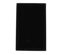 WUYXTO Bandeja Joyas Caja organizadora de Almacenamiento for Hombres, Mujeres y niñas, Soporte for Anillos, Pendientes, 2 uds.(Black)