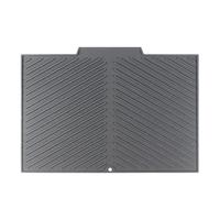 WUYXTO Esterilla de Silicona for escurridor Platos, Plegable, con Bordes elevados, Ideal for encimeras y Accesorios Cocina para Cocinas(M)