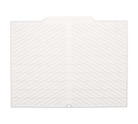 WUYXTO Esterilla de Silicona for escurrir Platos, Bandeja Antideslizante, Resistente al Calor, Plegable, for Fregadero Cocina, Tapa Drenaje Gran tamaño para Cocinas