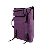 WUYXTO Estuche de portafolio de Arte, Bolsa de Transporte, Bolsa de Almacenamiento for Tablero de Dibujo, Caja de Hombro portátil, Tablero de Dibujo de Artista para Obras De Arte(Purple)