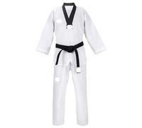 WUYXTO Kimono Jiu Jitsu Trajes de Judo, Ropa, Uniformes Blancos de Taekwondo, Karate, Judo, Dobok, Talla Adulta, Uniforme Gi de Manga Larga Unisex para Hombres(XXXL-190CM)