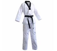 WUYXTO Kimono Jiu Jitsu Trajes de Judo, Uniformes Blancos de Taekwondo, Ropa de Karate, Judo y Taekwondo, Unisex for Adultos para Hombres(XL-170CM,Long Sleeve)