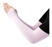 WUYXTO Manguitos Protección Solar 3 Pares de Mangas Protectoras for Brazos de Ciclismo, protección Solar, universales, Transpirables, Muy elásticas, for Hielo para Brazos(Pink)
