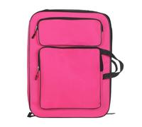 WUYXTO Mochila de Dibujo for Artista, Bolso de Dibujo, Carpeta organizadora de Almacenamiento, Bolso de Lona portátil, portafolio de Arte, Funda de Transporte, 1 Uds. para Obras De Arte(Rose Red)