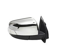 WuYyyyy Espejo retrovisor de automóvil,para Ford Everest 2015 2016 2017 2018 2019 2020 2021 2022 Carcasa de Espejo retrovisor de automóvil Piezas de automóvil.,A-Silver-Right-12 Wires