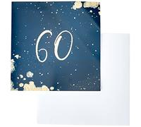 Wuzci Tarjeta de felicitación de 60 cumpleaños