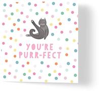 Wuzci You're Purr-Fect - Tarjeta de felicitación general