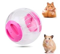 Wuzdy Palla del Criceto, Palla Di Esercizio del Criceto, Palla per Criceti per Piccoli Animali, Sfera per Esercizio per Criceti, Palla per Criceto, Plastica, per Roditori e Roditori (12 Cm, Rosa)