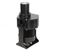 WUZHENG Logotipo De 150W LED Proyector del GOBO De Luz del Proyector De La Lámpara Al Aire Libre IP65 A Prueba De Agua con Zoom Y Enfoque Manual Personalizada,Negro